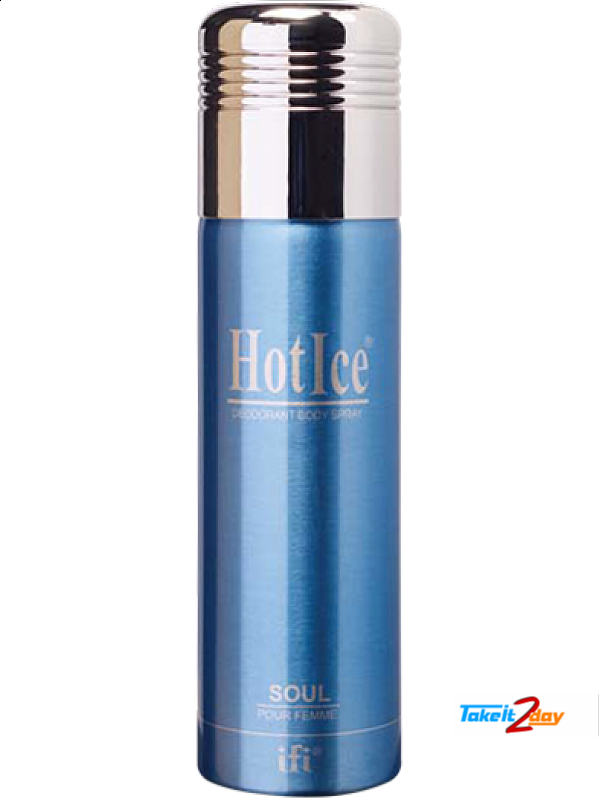 Hot Ice Soul Deodorant Body Spray For Women 200 ML (HOSO02)